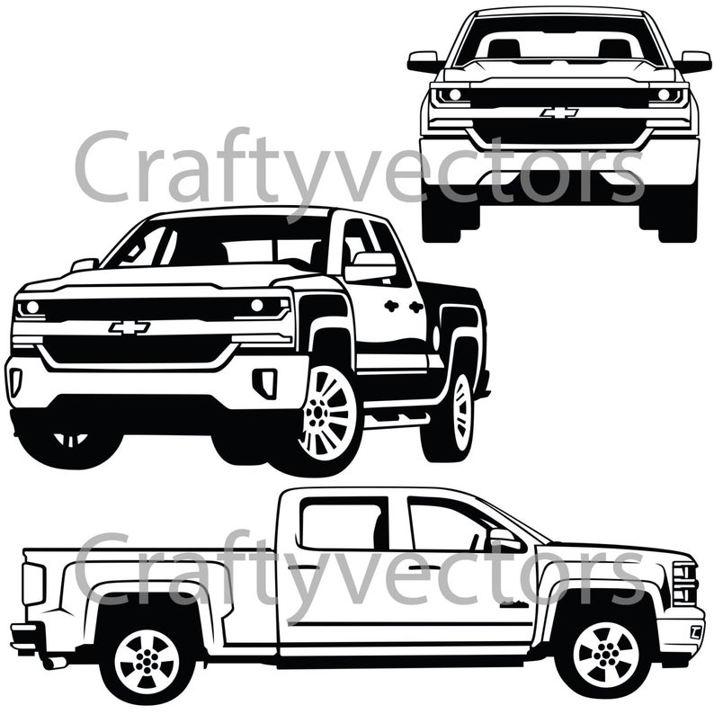 Chevy Truck Vector at Vectorified.com | Collection of Chevy Truck ...