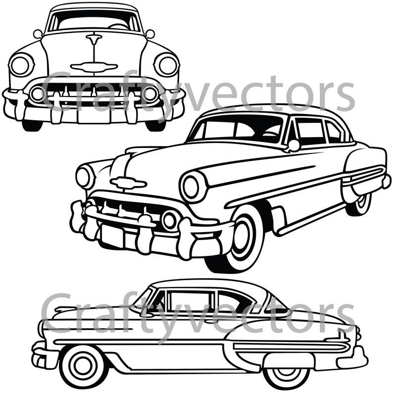 Chevrolet Bel Air Vector Etsy 794x794 Chevrolet Bel Air Vector Etsy