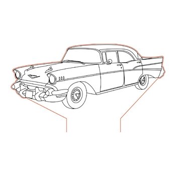 Chevy Illusion Lamp Plan Vector For Cnc 350x350 Chevy Illusion Lamp Plan Vector For Cnc