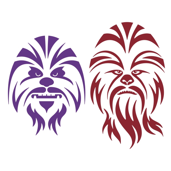 600x600 Chewbacca Cuttable Design