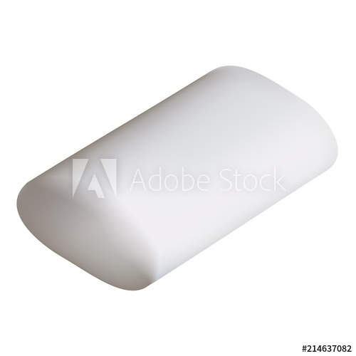 500x500 Chewing Gum Mockup Realistic Illustration Of Chewing Gum Vector
