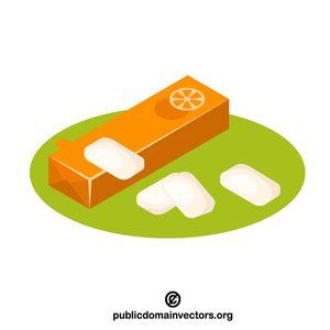 300x300 Chewing Gum Vector Image Various Vectors