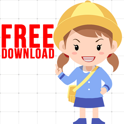500x500 Girl Vector Free Download Mascot Creator Toolkit Special