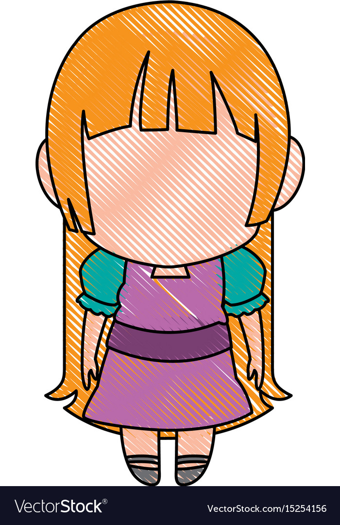 700x1080 Temporary Cute Chibi Anime Boy Girl Stock Vector