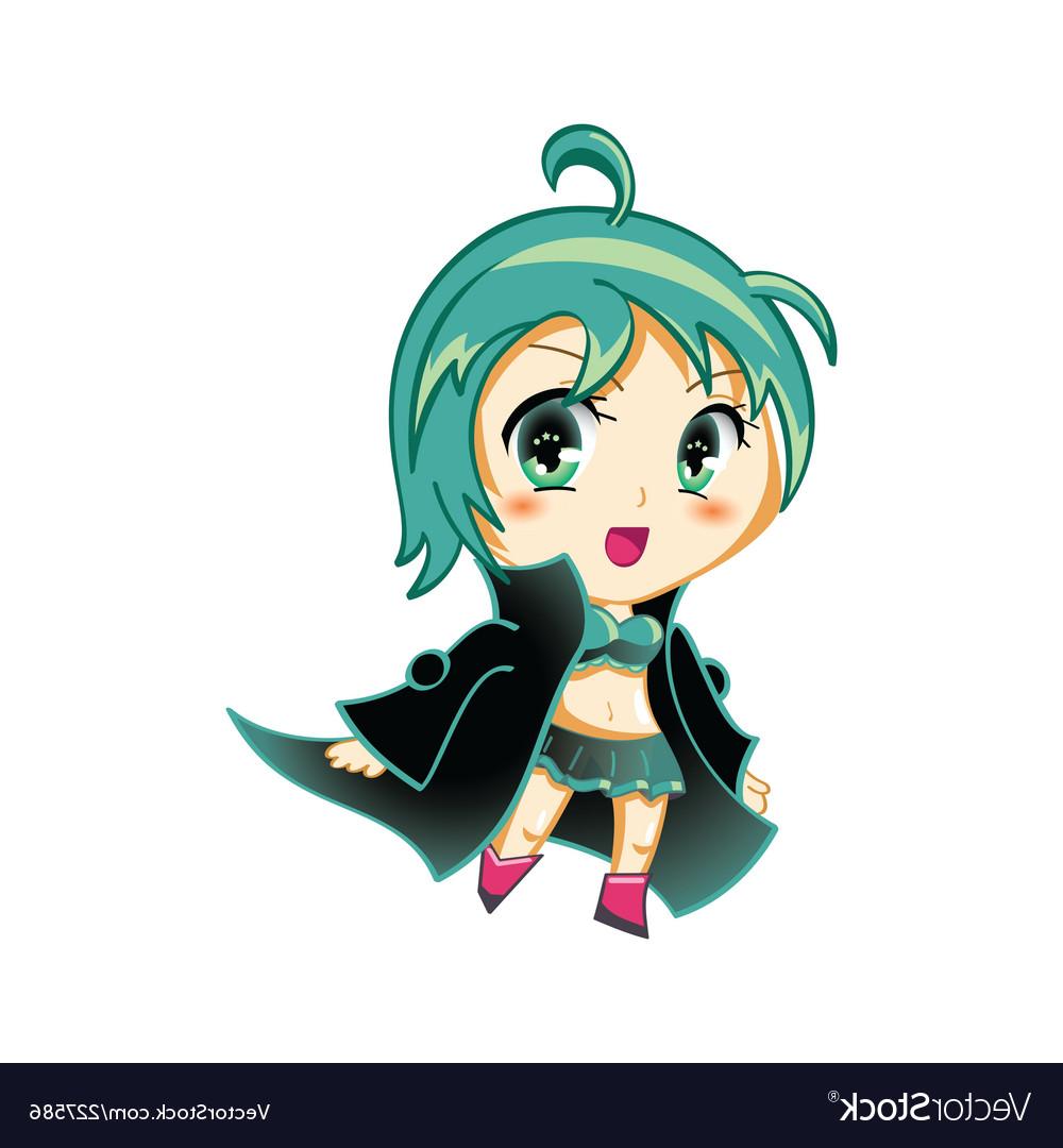 1000x1080 Unique Anime Girl Kawaii Chibi Vector Cdr Vector Images Design