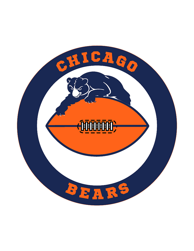Chicago Bears Clipart 791x1024 Chicago Bears Clipart