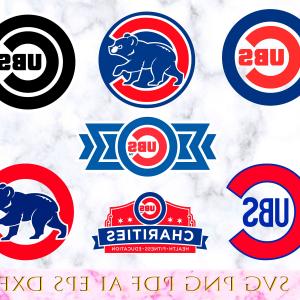 300x300 Chicago Cubs Baseball Vector Catchsplace
