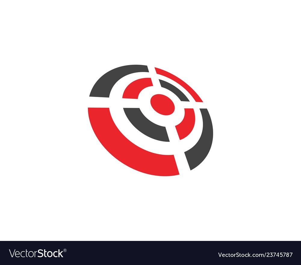1000x880 Target Icon Royalty Free Vector Image