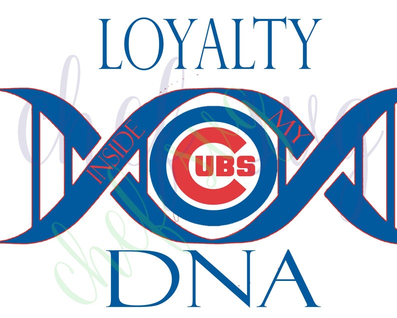 794x635 Loyalty Inside My Dna Chicago Cubs Quote Quote Overlay Etsy