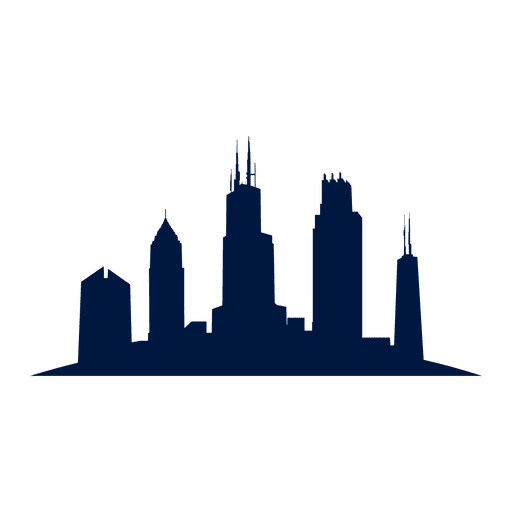 Chicago Skyline Outline Vector at Vectorified.com | Collection of