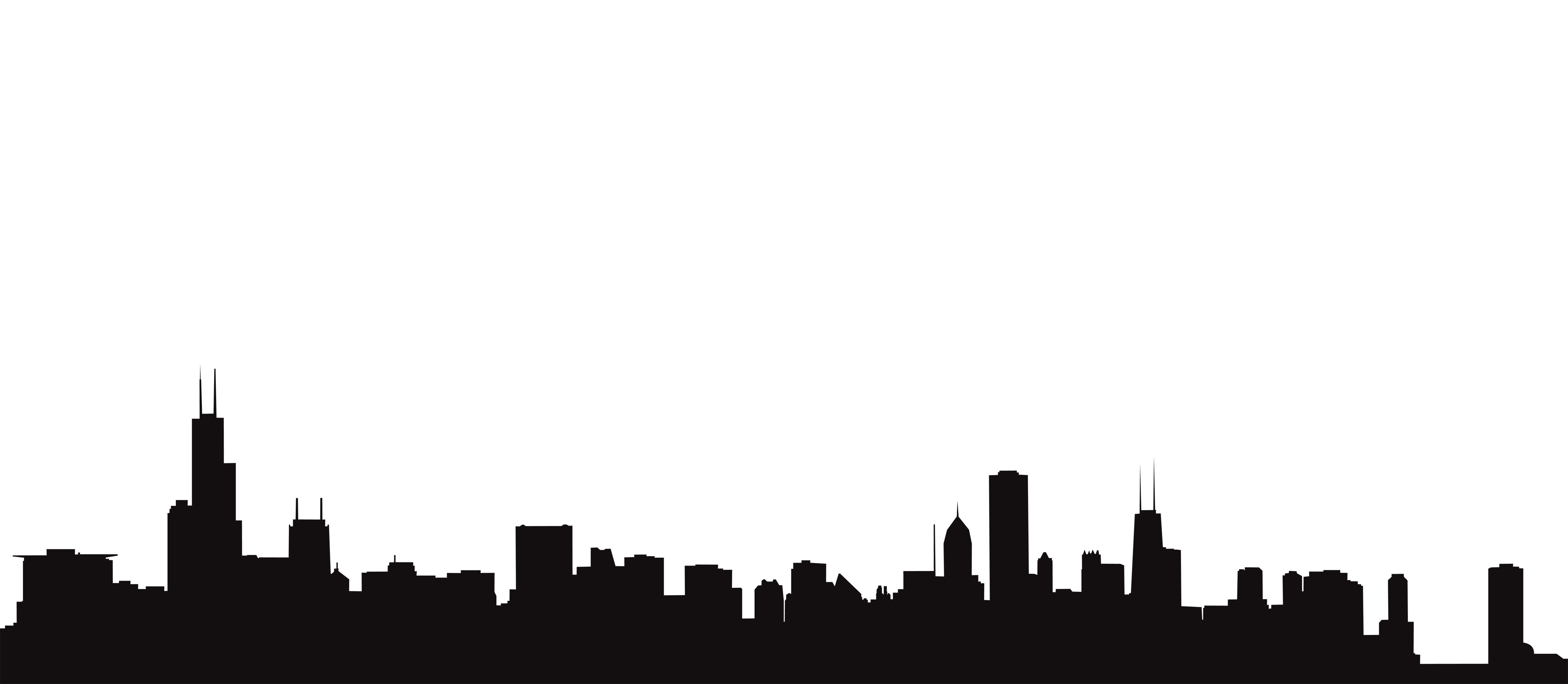 4359x1900 City Clipart Chicago Vector For Free Download And Use Images