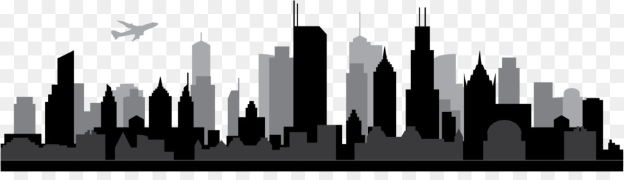 900x260 Collection Of 'chicago Cityscape Silhouette' Download More Than