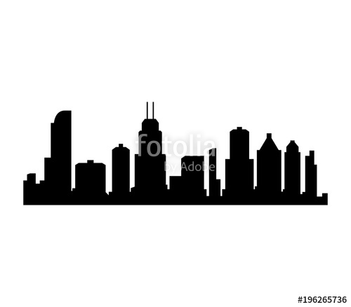 500x438 Chicago Skyline Stock Image And Royalty Free Vector
