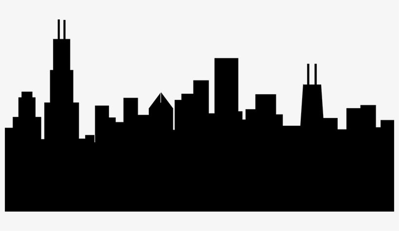 820x476 Chicago Silhouette Png Vector Royalty Free