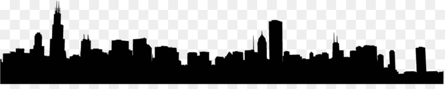 900x180 Huge Collection Of 'chicago Skyline Silhouette' Download More