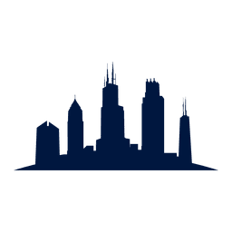 256x256 Outline Of Chicago Skyline Clipart Images Gallery For Free