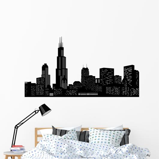 530x530 Chicago Skyline Vector