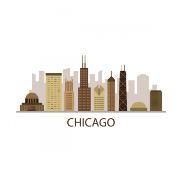 360x360 Chicago Skyline Png, Vector, And Clipart With Transparent