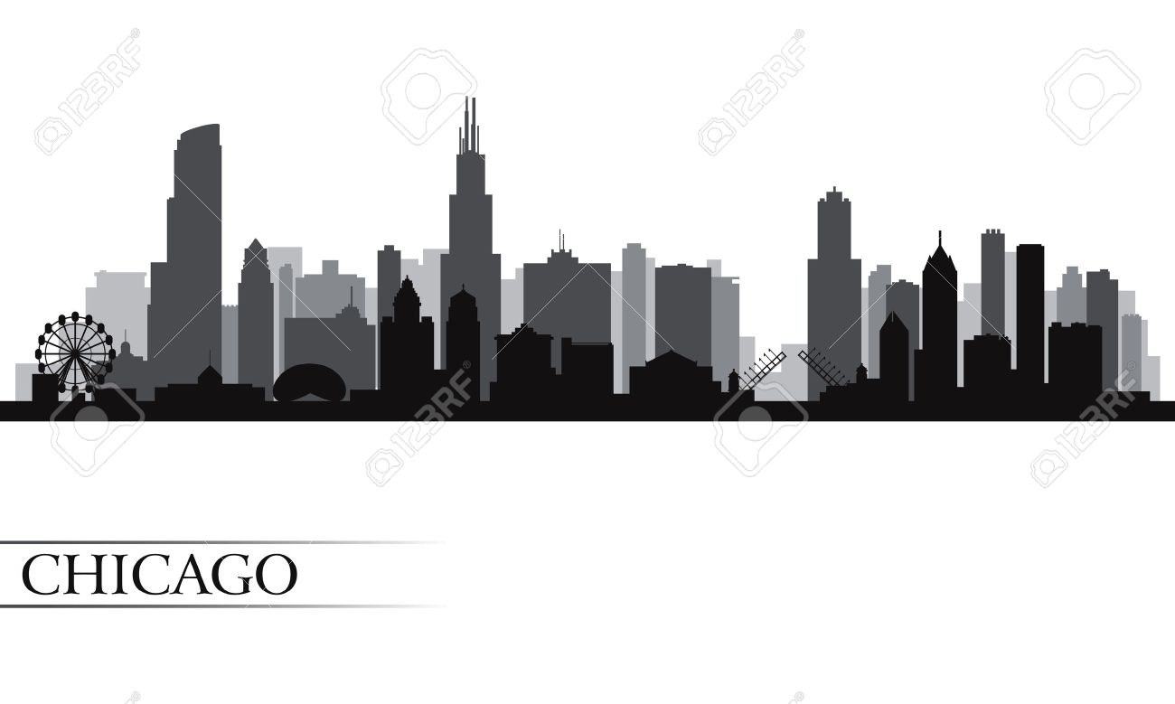 1300x779 Huge Collection Of 'chicago Cityscape Silhouette' Download More