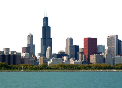 Free Chicago Skyline Vector Graphic 400x288 Free Chicago Skyline Vector Graphic