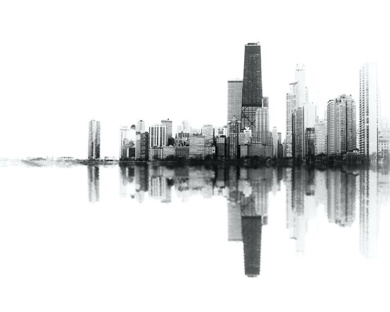 Chicago Skyline Art Black And White Clipart Ikea Wall 794x635 Chicago Skyline Art Black And White Clipart Ikea Wall