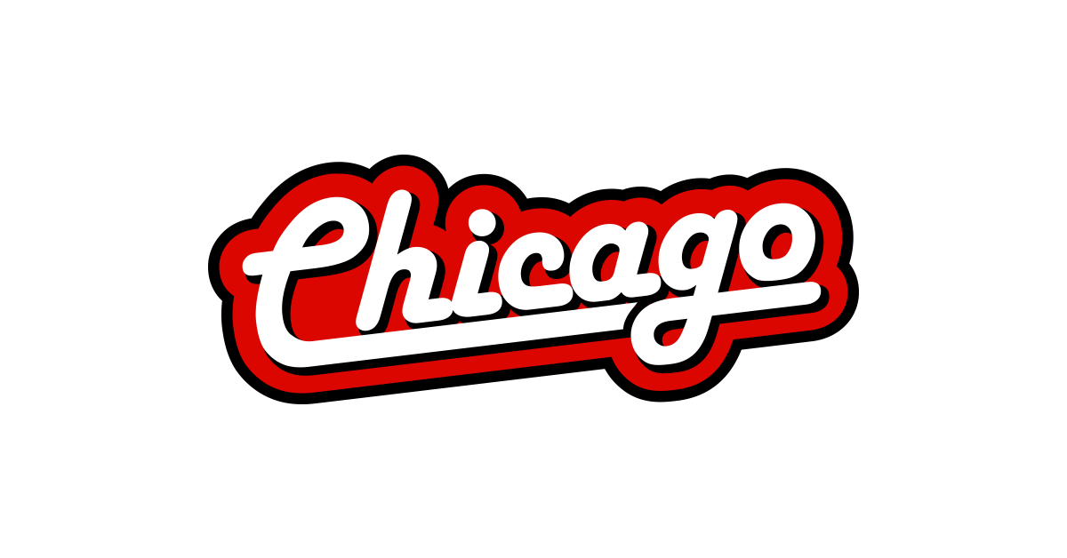 1200x628 Chicago Retro Sign Vector And Png Free Download The Graphic Cave