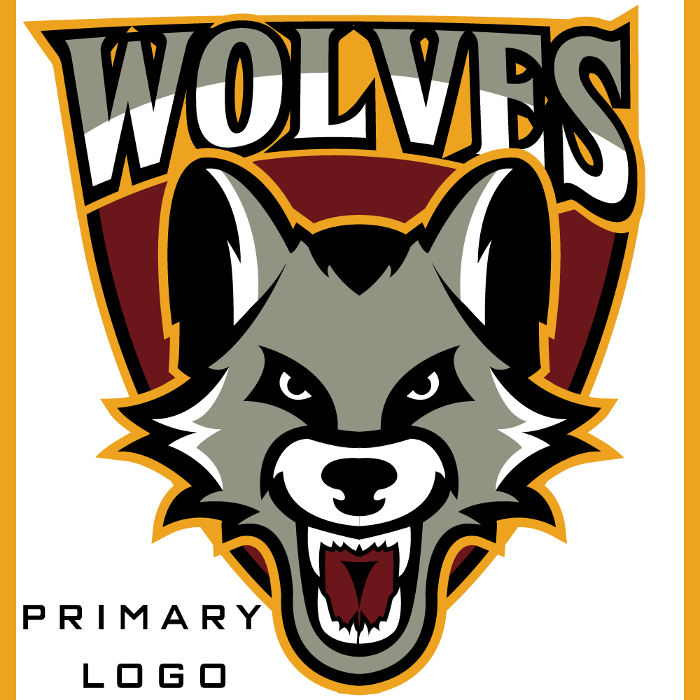 1000x1000 Wolves Sports Logo