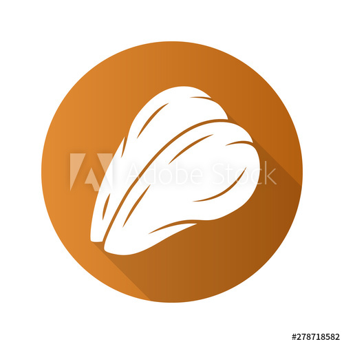 500x500 Chicken Breast Flat Design Long Shadow Glyph Icon Butchers Meat