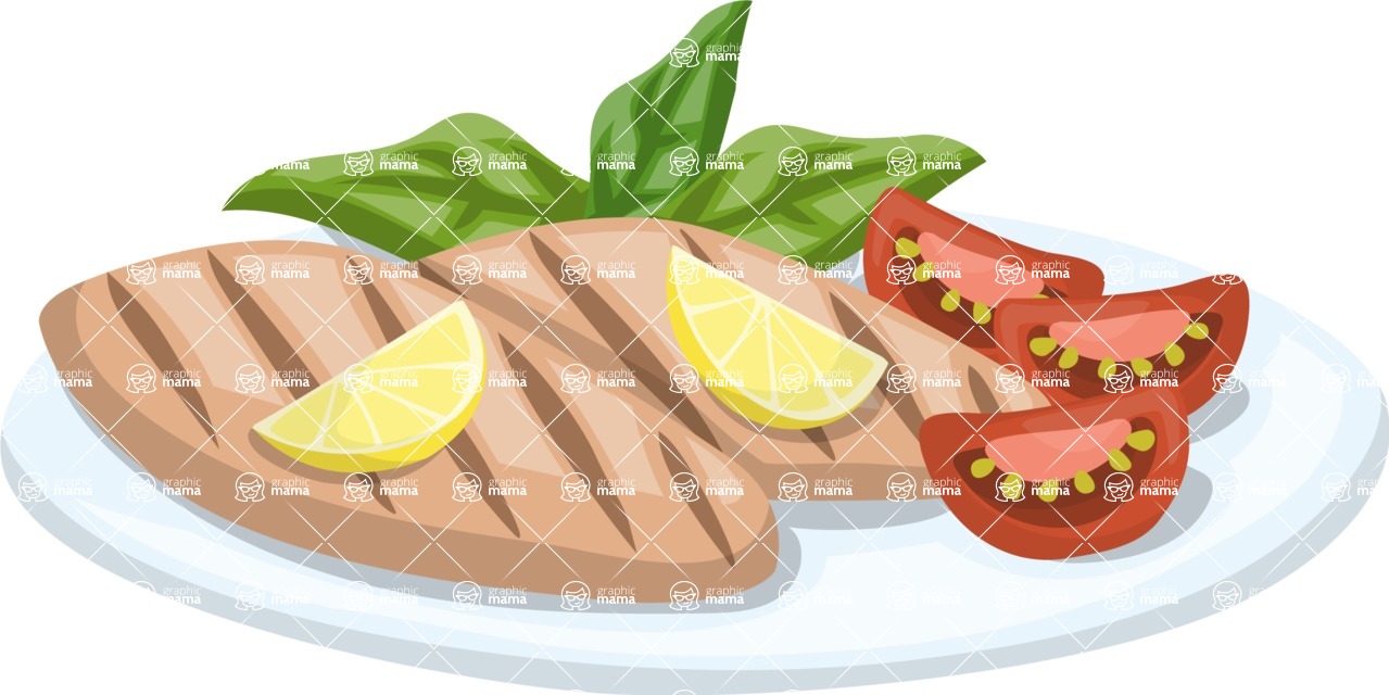 1279x640 Vector Chicken Breast Meal Graphicmama