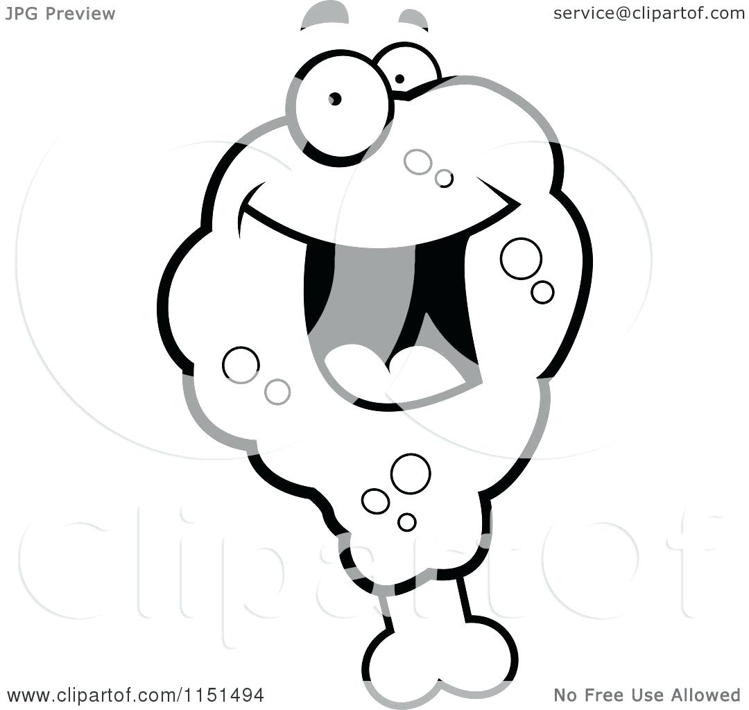 1080x1024 Chicken Drumstick Coloring Pages