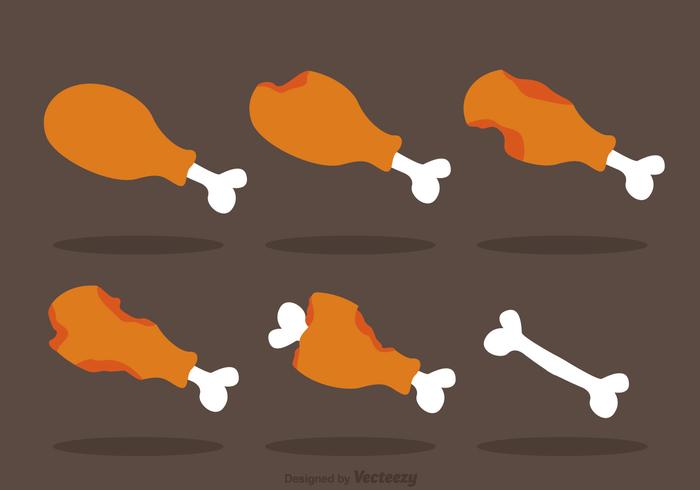 700x490 Chicken Leg Vector