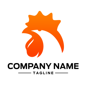 300x300 Rooster Chicken Head Logo Vector Buy The Logo Vector Format