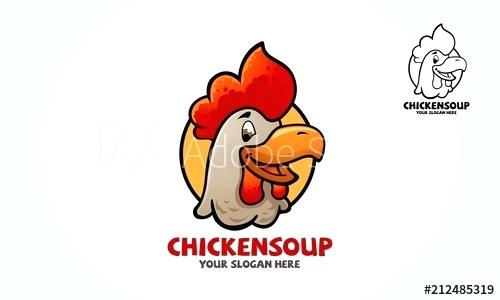 500x300 Chicken Head Logo Template Vector Illustration Buy This Stock Mask