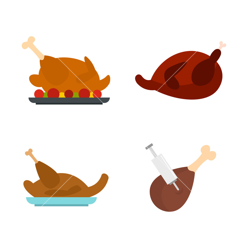 Chicken Icon Set Flat Set Of Chicken Vector Icons For Web Design 1000x1000 Chicken Icon Set Flat Set Of Chicken Vector Icons For Web Design