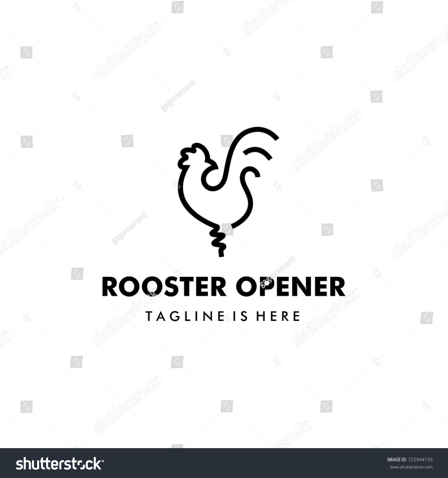Rooster Chicken Vector Logo Template As Beer Bottle Opener 1500x1600 Rooster Chicken Vector Logo Template As Beer Bottle Opener