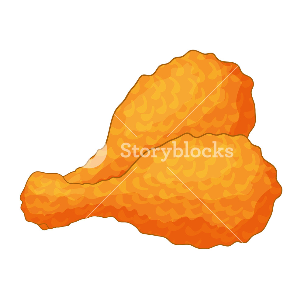 1000x1000 Grilled Chicken Leg Icon Cartoon Illustration Of Grilled Chicken