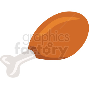 300x300 Chicken Leg Vector Flat Icon Clipart With No Background Clipart
