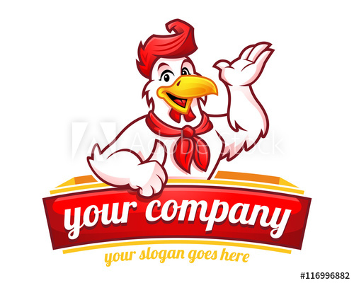 500x400 Chicken Logo, Chicken Mascot, Chicken Character Suitable