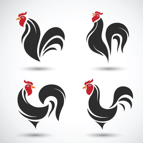 500x500 Icons Chicken Logo, Rooster Logo, Animal Logo