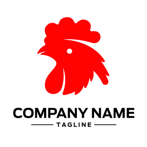 300x300 Rooster Chicken Head Logo Vector Buy The Logo