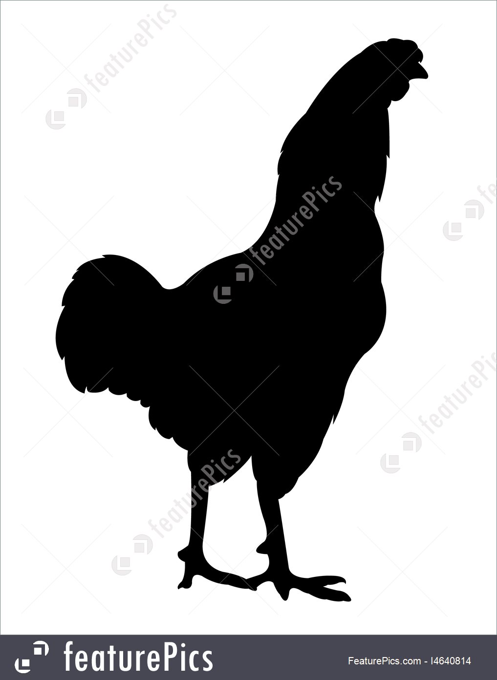 Chicken Silhouette Vector 1017x1392 Chicken Silhouette Vector