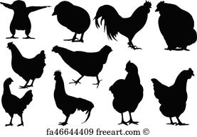 Free Art Print Of Chicken Silhouette Freeart 277x194 Free Art Print Of Chicken Silhouette Freeart