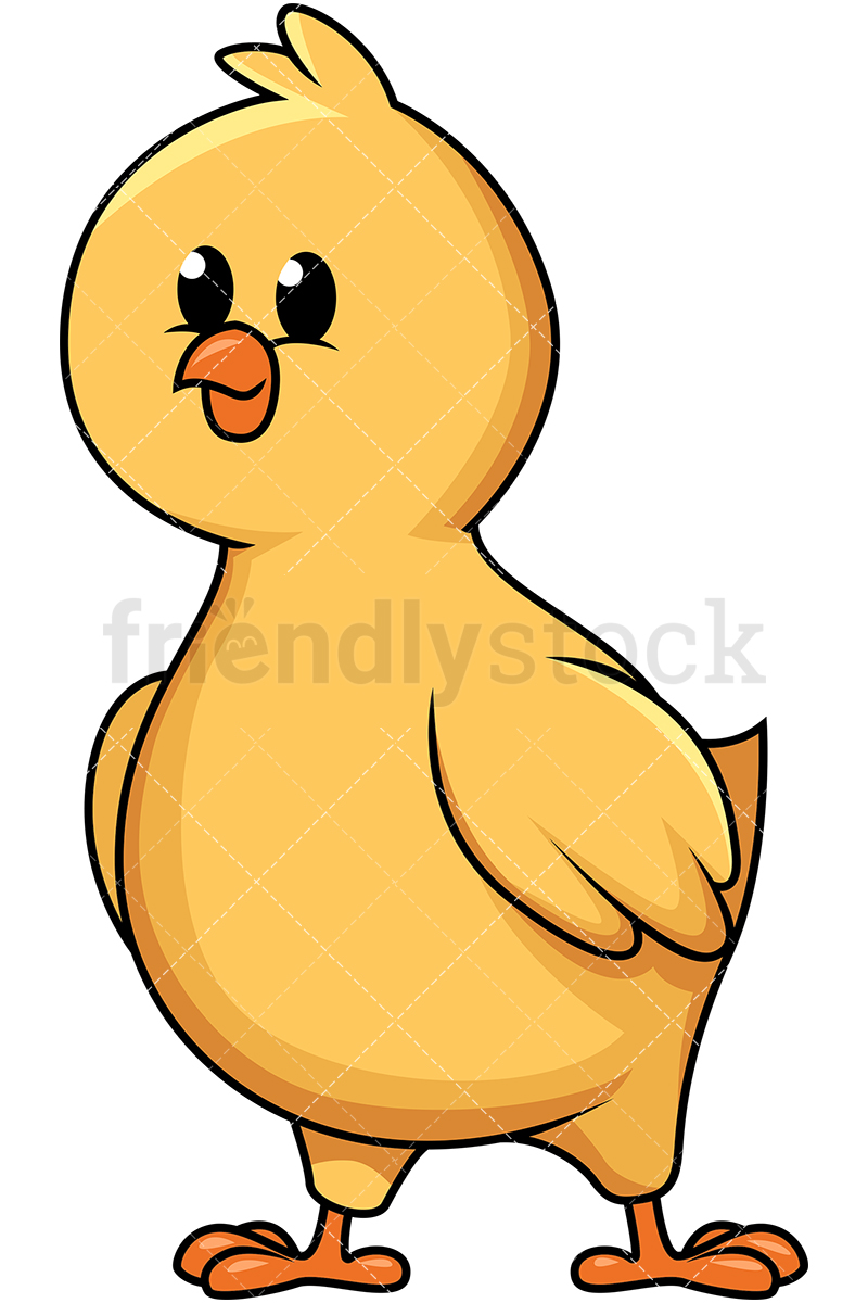 Cute Little Chicken Cartoon Vector Clipart 800x1200 Cute Little Chicken Cartoon Vector Clipart