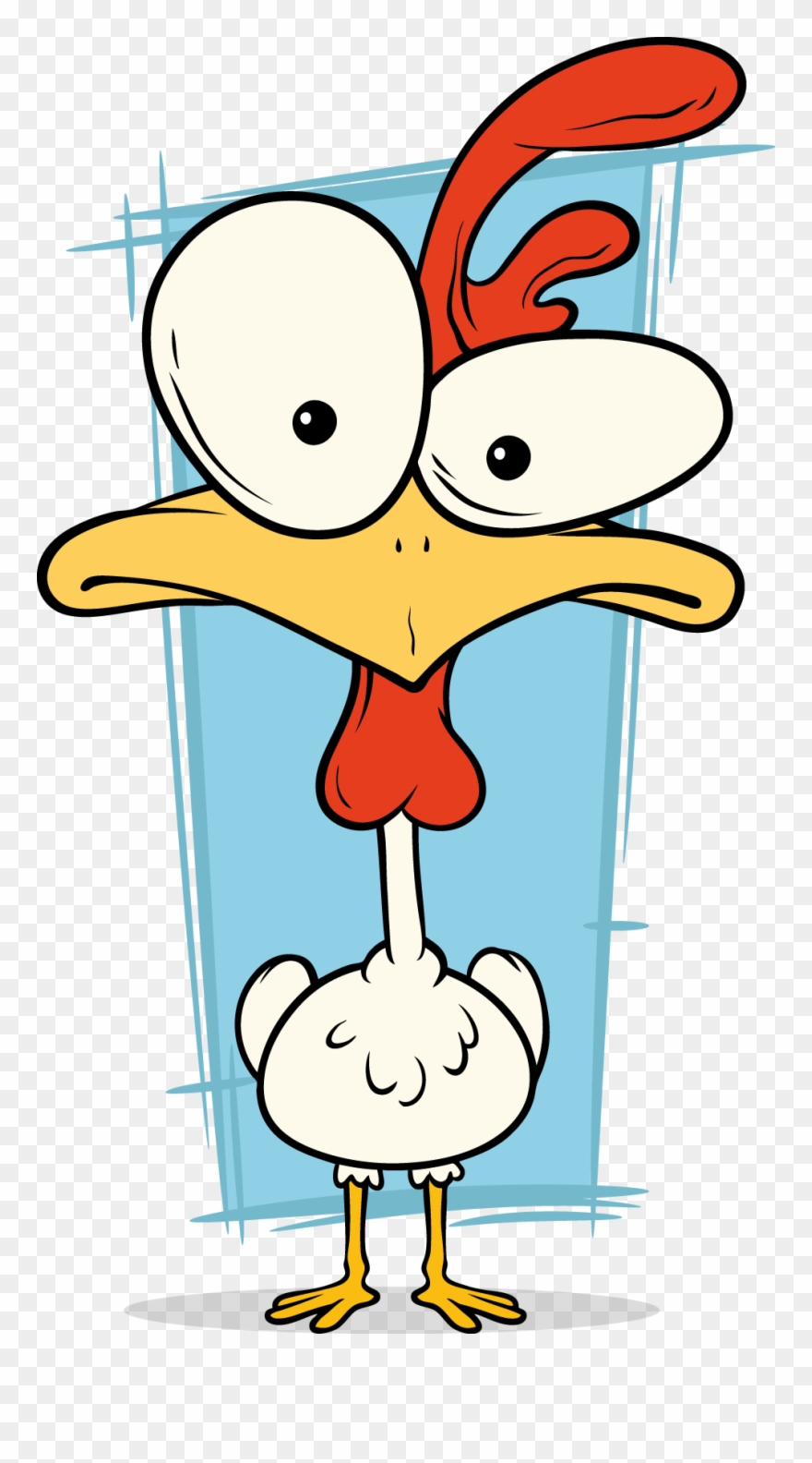 880x1584 Chicken Vector Cartoon Illustration Stock Free Transparent