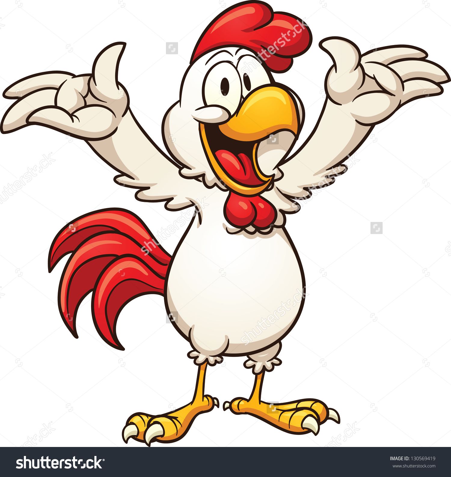 1500x1588 Friendly Dan Druff Cartoon Rooster, Chicken
