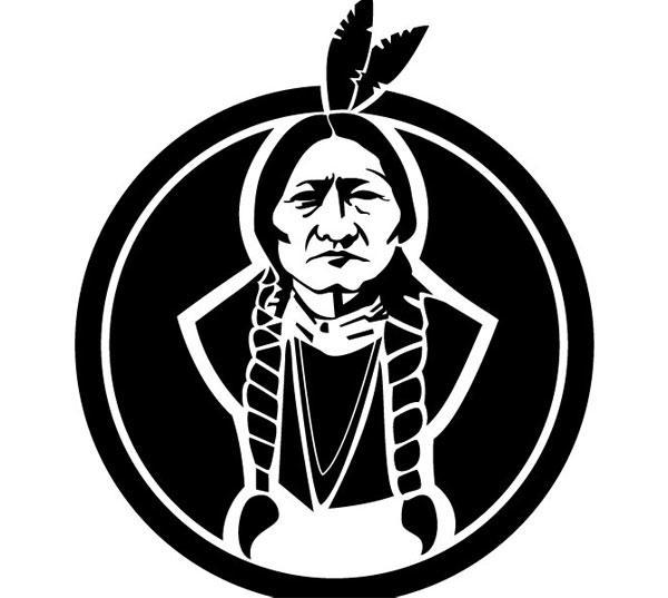 600x537 Sitting Bull Chief Vector