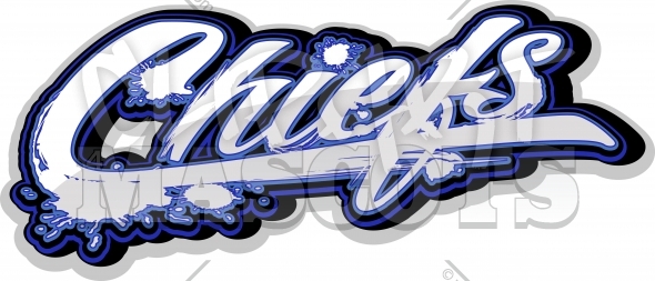 590x253 Indian Chiefs Grunge Logo Graphic Vector Artwork