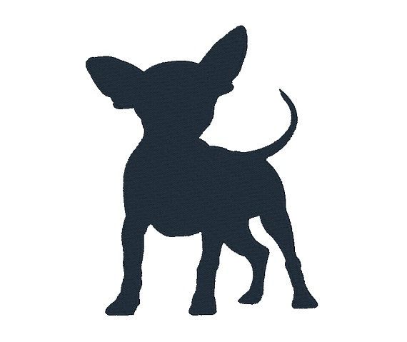 570x479 Collection Of 'chihuahua Silhouette' Download More Than Images