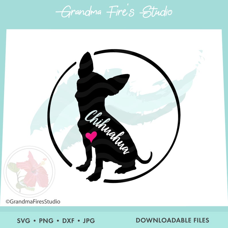 794x794 Chihuahua Chihuahua Silhouette Dog Chihuahua Vector Etsy