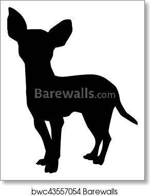 292x382 Chihuahua Vector, Art Print Barewalls Posters Prints